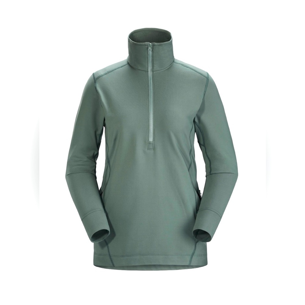 Arc’teryx Rho LT Zip Neck Muse Long Sleeve Green Sz. XS
